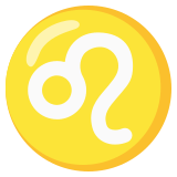 Зодиакален знак лъв - Noto Color Emoji