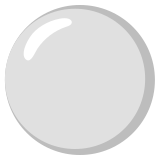 Бял кръг - Noto Color Emoji