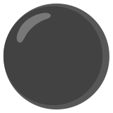 Черен кръг - Noto Color Emoji