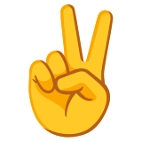 Жест за победа - Noto Color Emoji