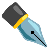 Черен писец - Noto Color Emoji