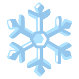 Снежинка - Noto Color Emoji