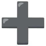 Удебелен знак плюс - Noto Color Emoji