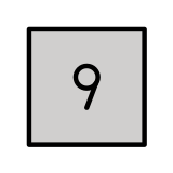 Клавиш: 9 - OpenMoji