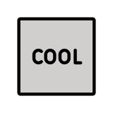 „Cool“ в квадрат - OpenMoji