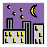Звездна нощ - OpenMoji