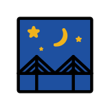 Мост през нощта - OpenMoji