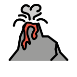Вулкан - OpenMoji