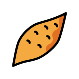 Печен сладък картоф - OpenMoji