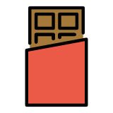 Шоколадово блокче - OpenMoji