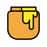 Гърне с мед - OpenMoji