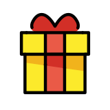 Опакован подарък - OpenMoji