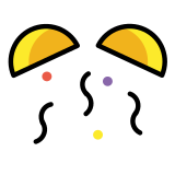 Топка с конфети - OpenMoji