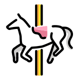 Кон от въртележка - OpenMoji