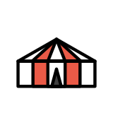 Циркова шатра - OpenMoji