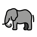 Слон - OpenMoji