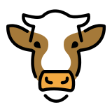 Муцуна на крава - OpenMoji