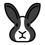 Муцуна на заек - OpenMoji