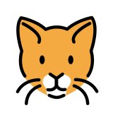 Муцуна на котка - OpenMoji