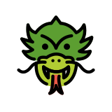 Глава на дракон - OpenMoji