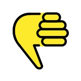 Палец надолу - OpenMoji