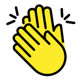Пляскащи ръце - OpenMoji
