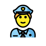 Полицейски служител - OpenMoji