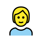 Блондин/ка - OpenMoji
