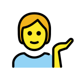 Човек от информационна служба - OpenMoji