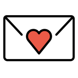 Любовно писмо - OpenMoji