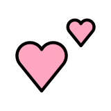 Две сърца - OpenMoji