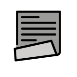 Завита страница - OpenMoji