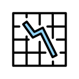 Низходяща диаграма - OpenMoji