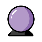 Кристално кълбо - OpenMoji