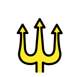 Тризъбец - OpenMoji