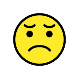 Разочаровано лице - OpenMoji