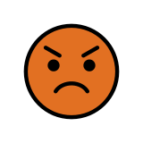 Гневно лице - OpenMoji