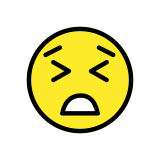 Упорито лице - OpenMoji