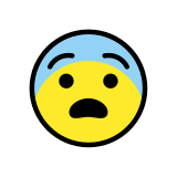 Изплашено лице - OpenMoji