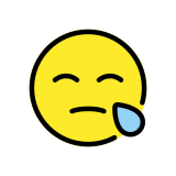 Сънено лице - OpenMoji