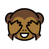 „не видях“ - OpenMoji