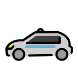 Полицейска кола - OpenMoji