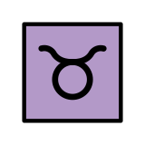 Зодиакален знак телец - OpenMoji