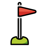 Флагче в дупка - OpenMoji