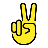 Жест за победа - OpenMoji