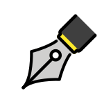 Черен писец - OpenMoji