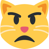 Нацупено котешко лице - Twitter / X
