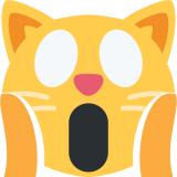 Изтощено котешко лице - Twitter / X