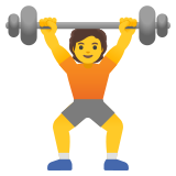 Тежкоатлет - Noto Color Emoji