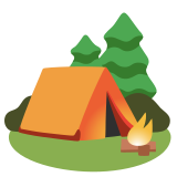 Къмпинг - Noto Color Emoji